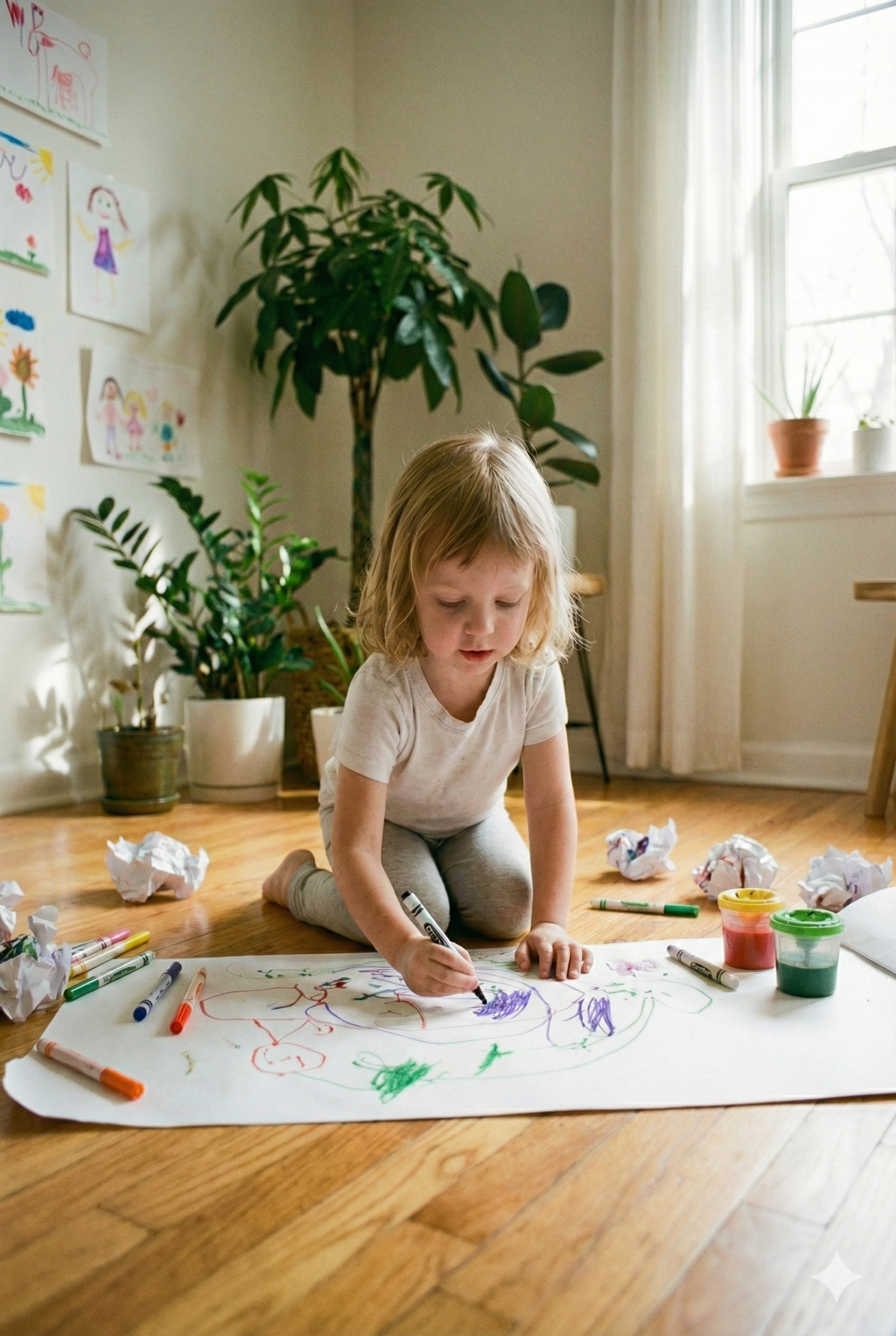 Enfant qui dessine