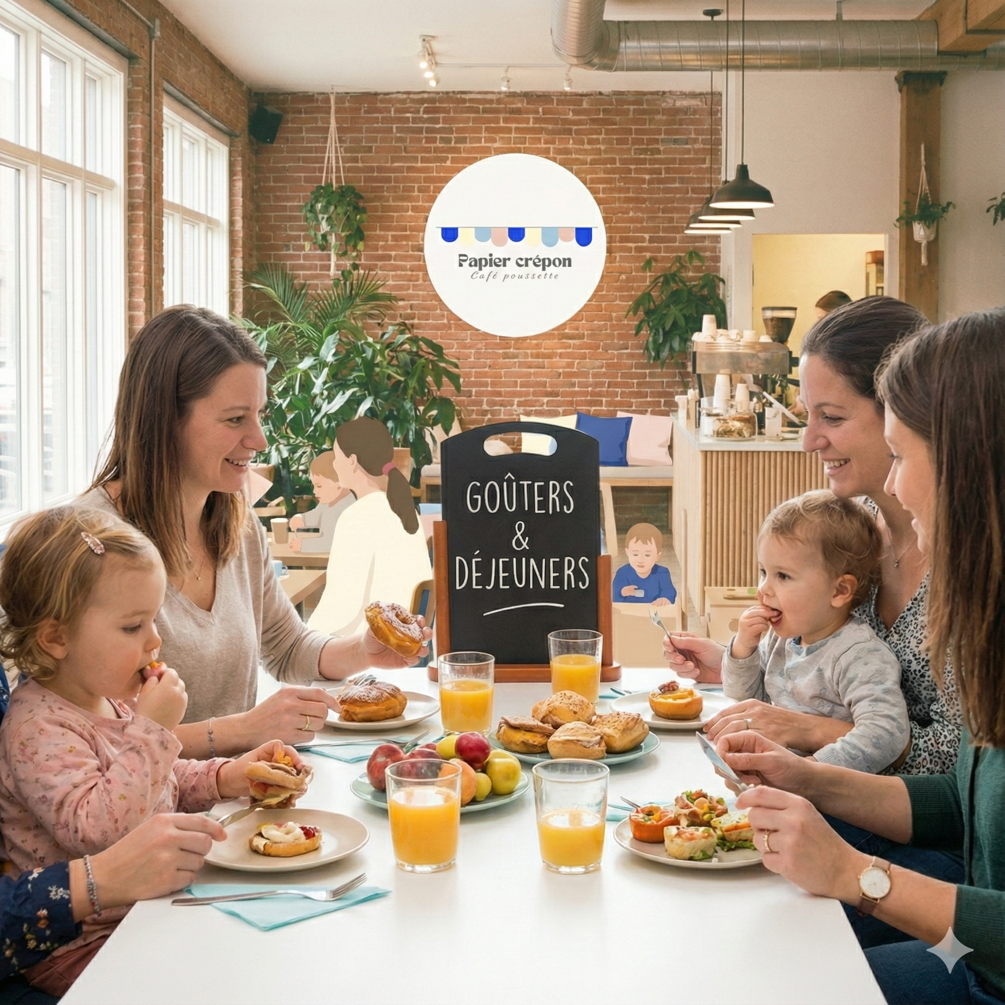 Goûters et déjeuners